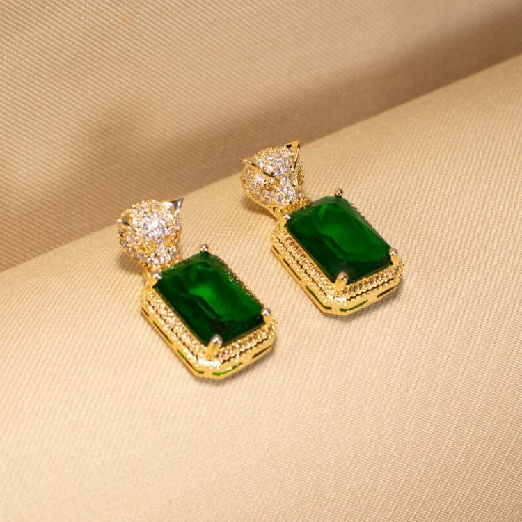 Royal Emerald Luxury Studs