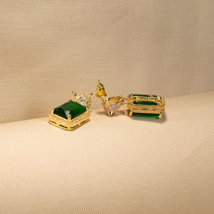 Royal Emerald Luxury Studs