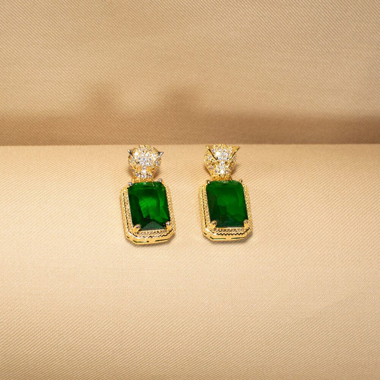 Royal Emerald Luxury Studs