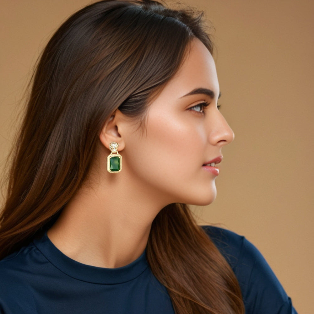 Royal Emerald Luxury Studs