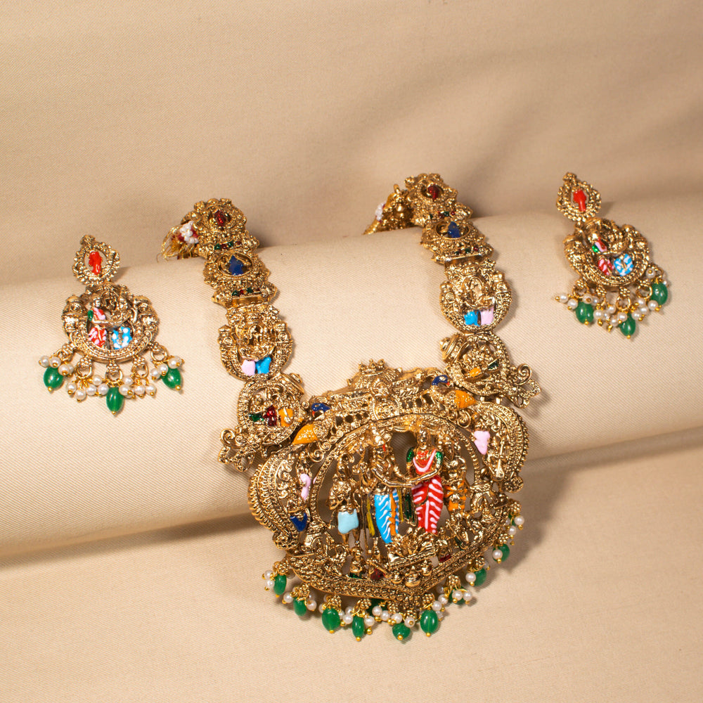 Royal Utsav Statement Necklace Set
