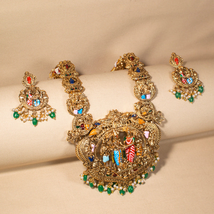 Royal Utsav Statement Necklace Set