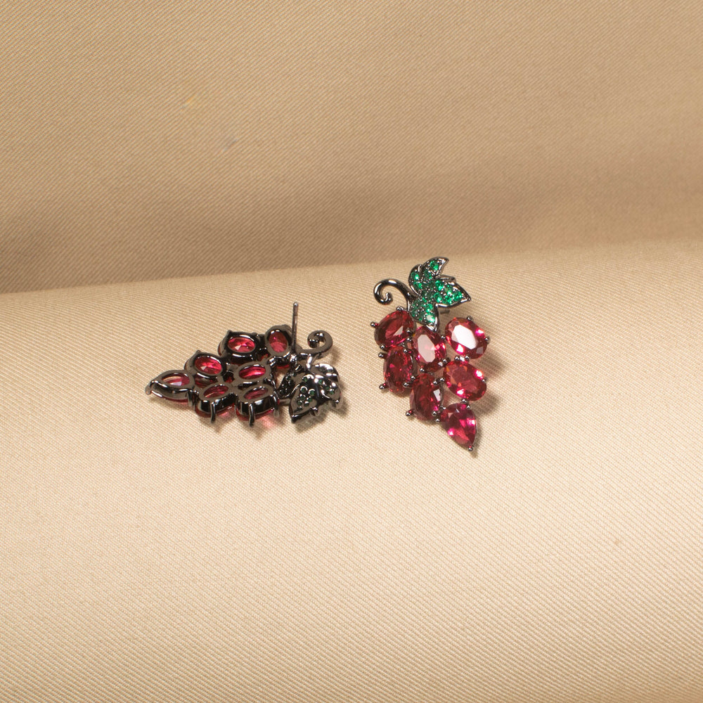 Ruby Grapevine Studs
