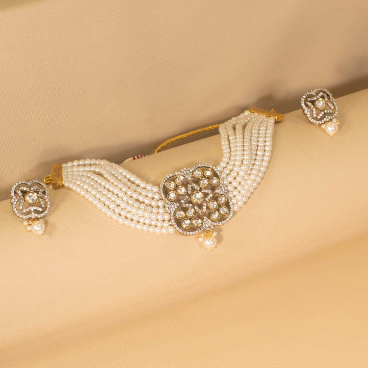 Ruhani Necklace Set- Pratha Collection