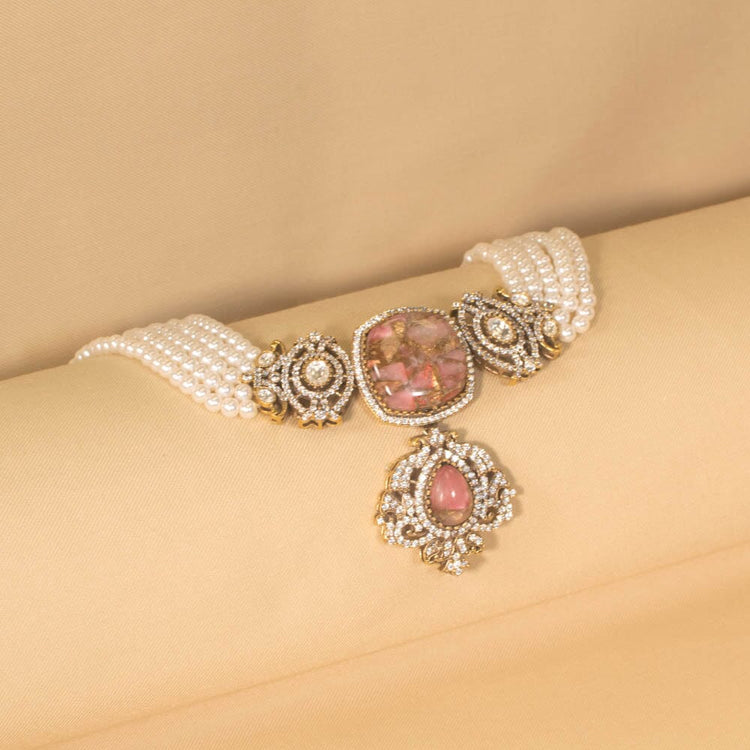 Ruhaniya Necklace Set - Pratha Collection