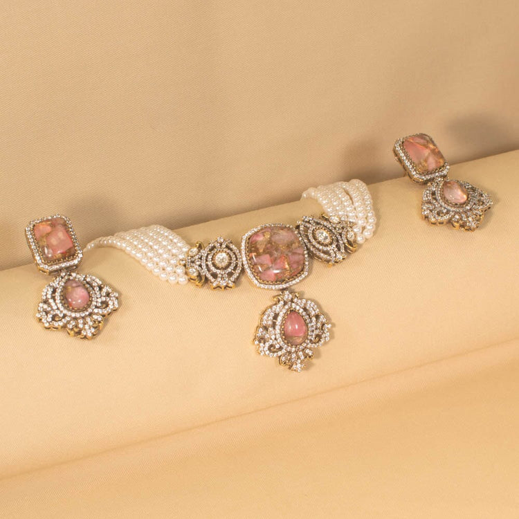 Ruhaniya Necklace Set - Pratha Collection