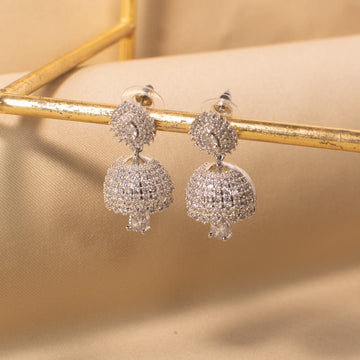 Rumi Crystal Jhumkis