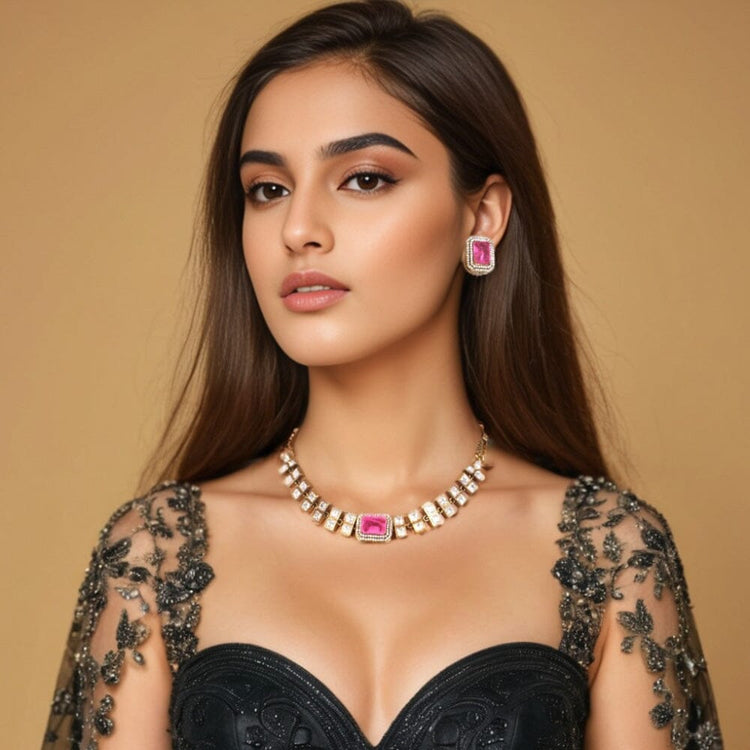 Sabina Premium Necklace Set - Sparsh Collection