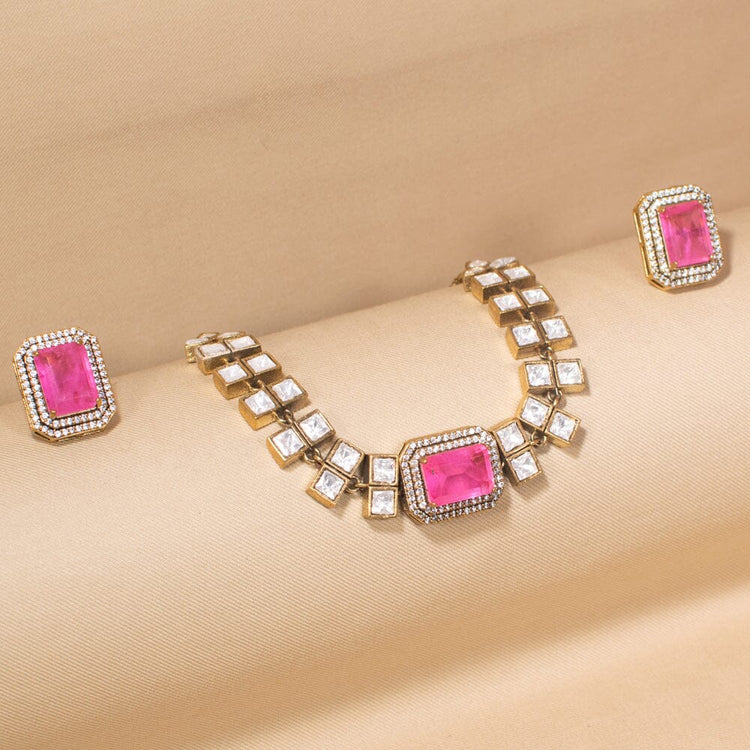 Sabina Premium Necklace Set - Sparsh Collection