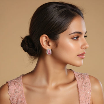 Sally Pink Studs