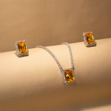 Sally Yellow Pendant Set