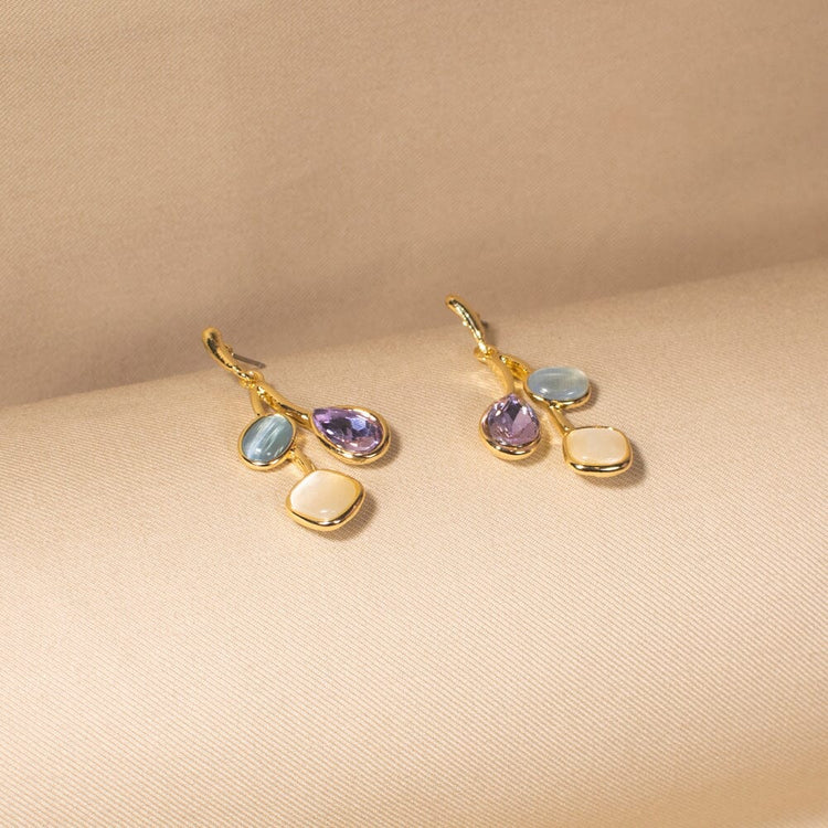 Samantha Pendant Set - Purple