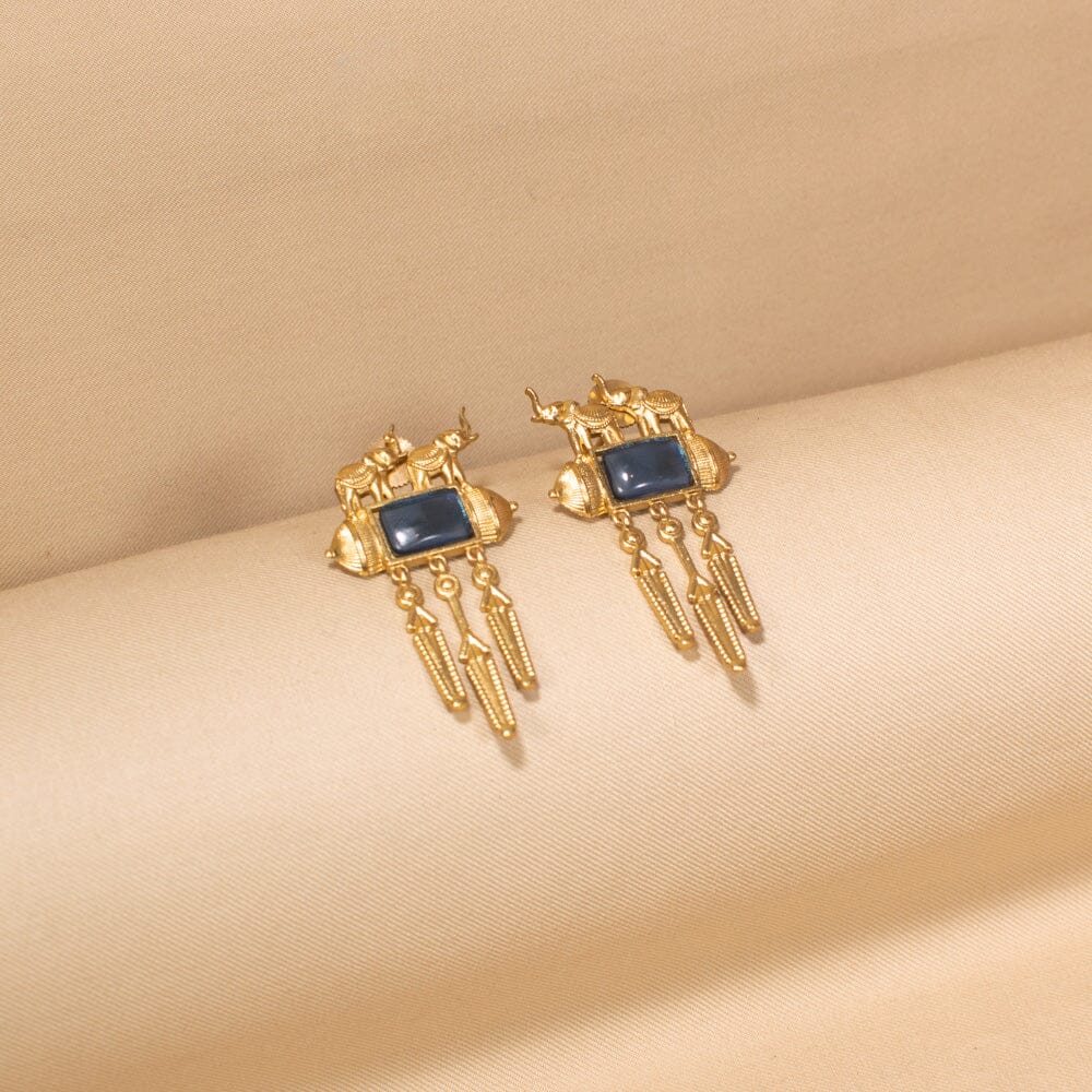 Savannah Necklace Set-Blue-Sparsh Collection