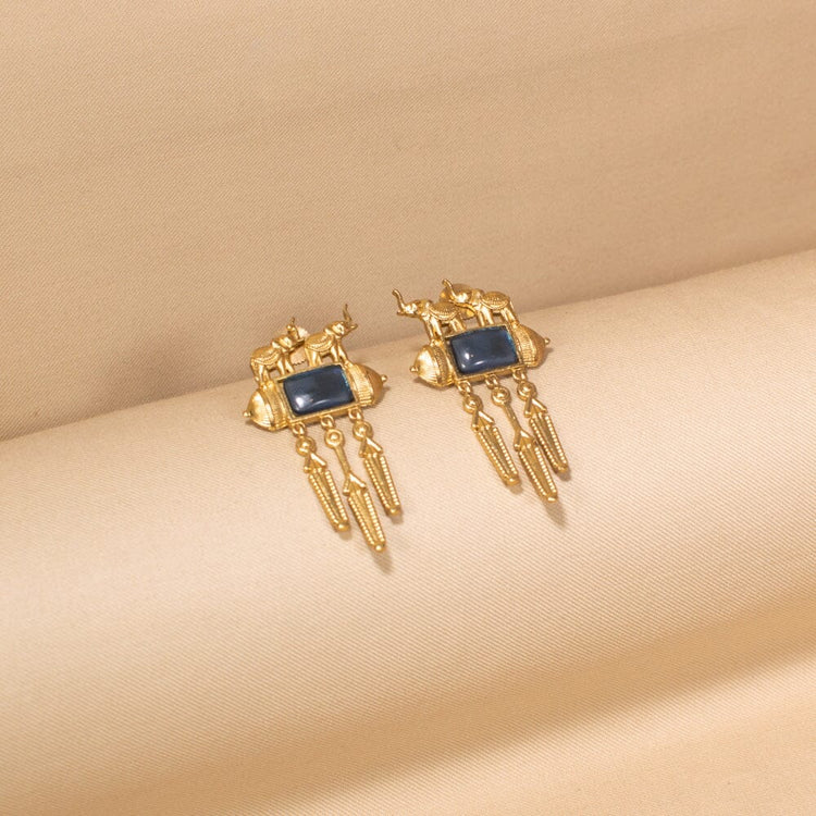 Savannah Necklace Set-Blue-Sparsh Collection