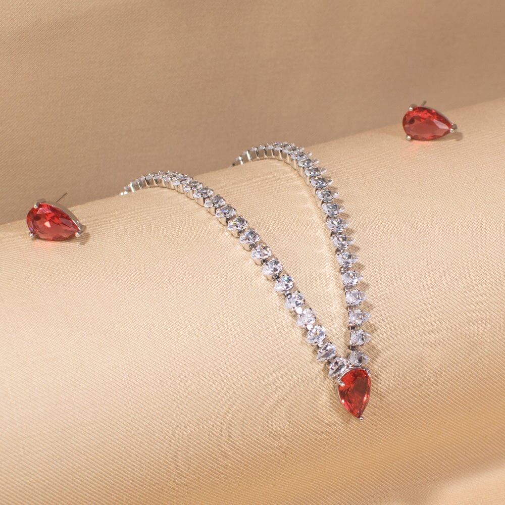 Scarza Necklace Set - Glitterati Collection