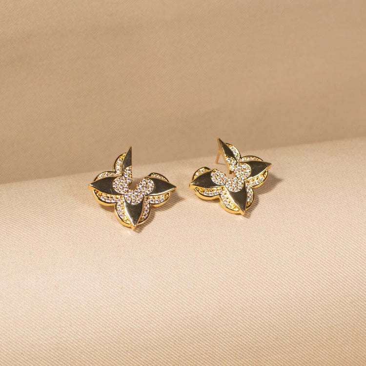 Sculpted Starbursts Studs
