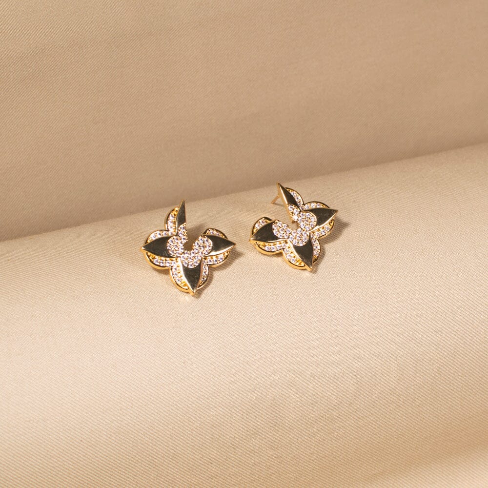 Sculpted Starbursts Studs
