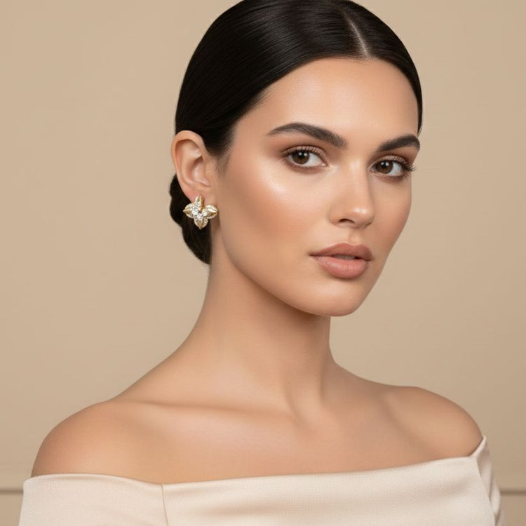 Sculpted Starbursts Studs