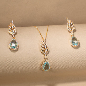 Sea Glass Goddess Pendant Set