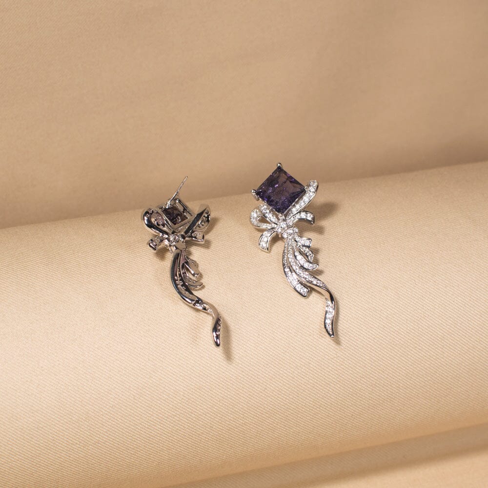 Selah Earrings - Purple