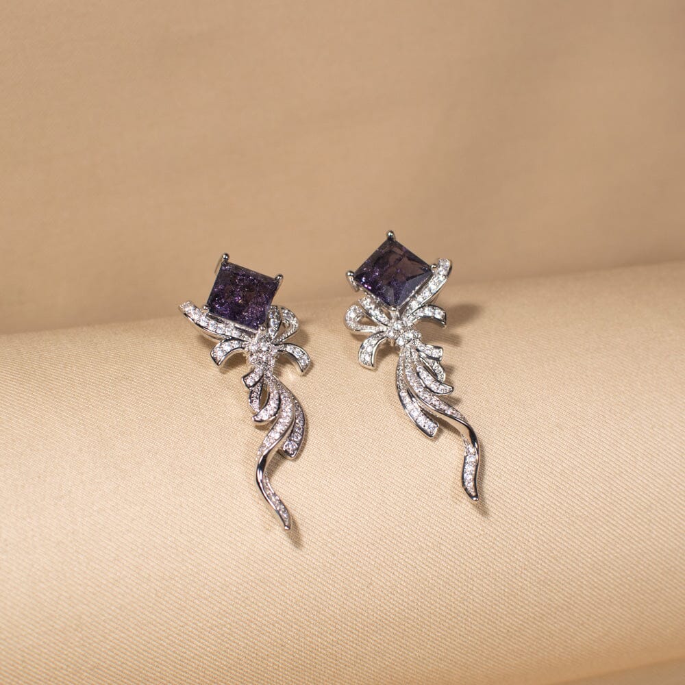 Selah Earrings - Purple