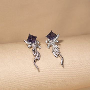 Selah Earrings - Purple