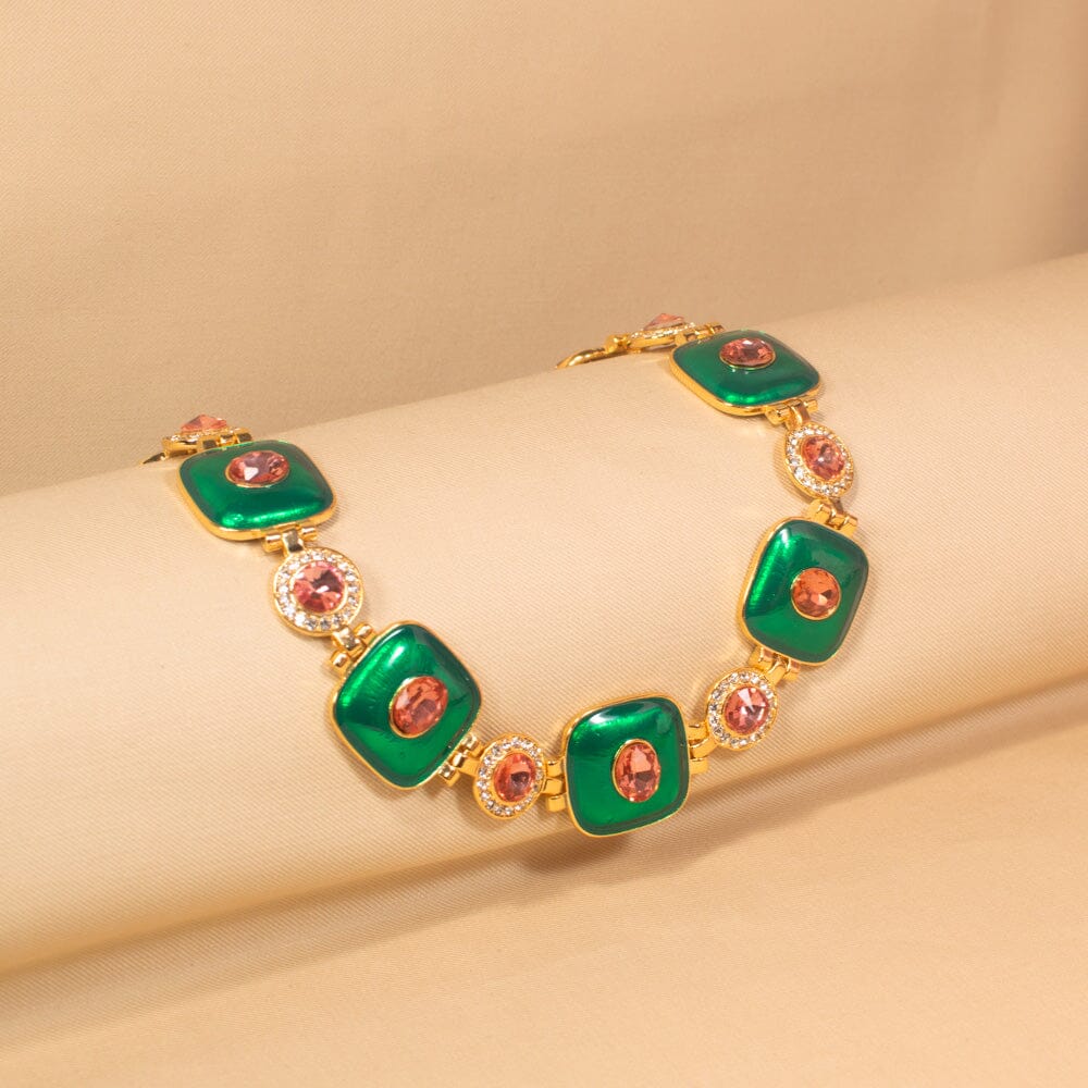 Selene Statement Necklace Set- Pratha Collection