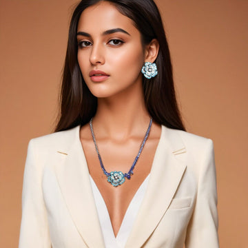 Seraphine Statement Necklace Set - Glitterati Collection