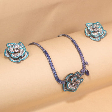 Seraphine Statement Necklace Set - Glitterati Collection