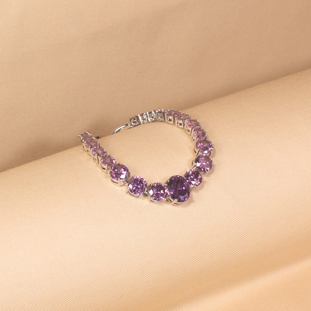 Serena Luxury Bracelet - Purple - Glitterati Collection