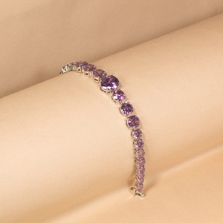 Serena Luxury Bracelet - Purple - Glitterati Collection