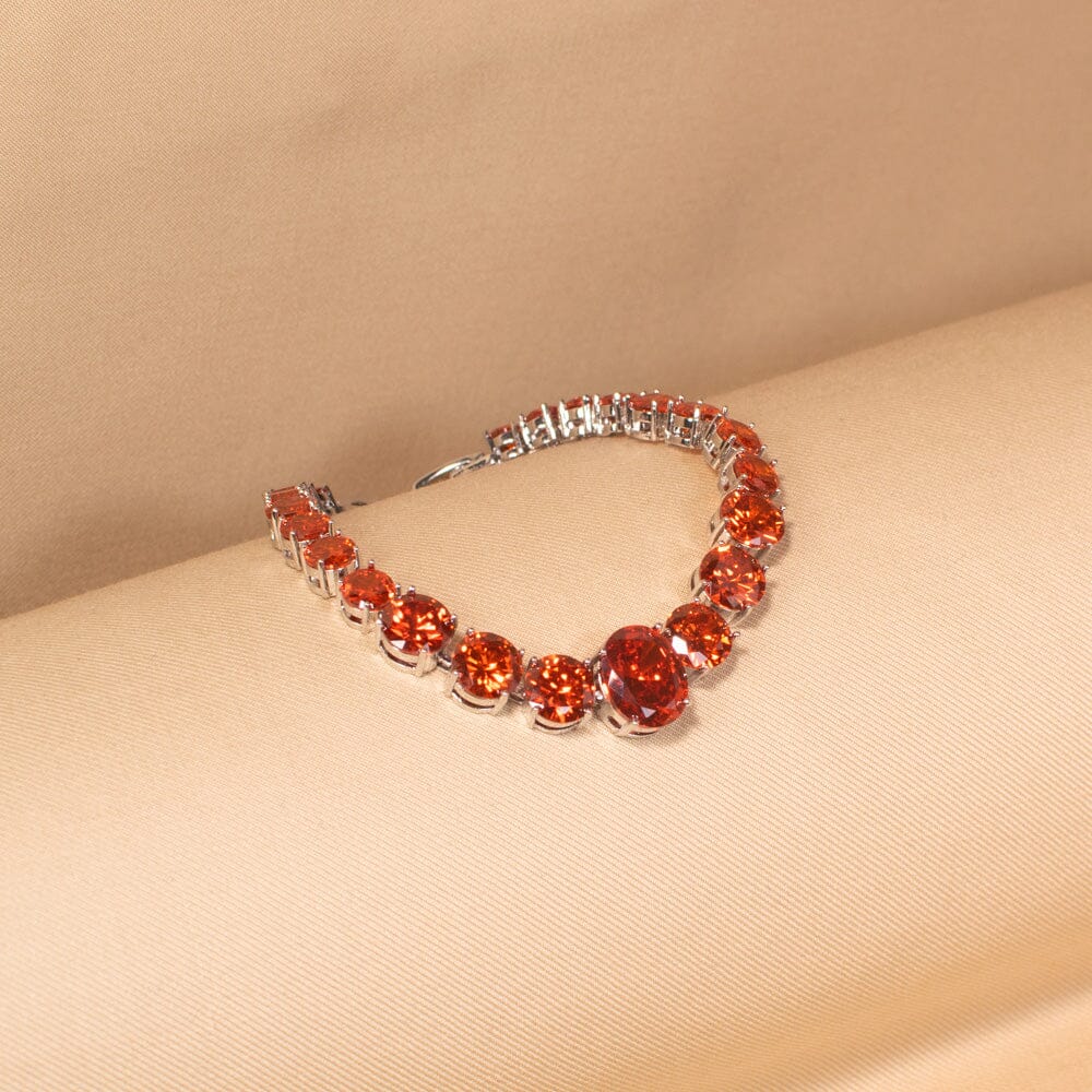 Serena Luxury Bracelet - Red - Glitterati Collection