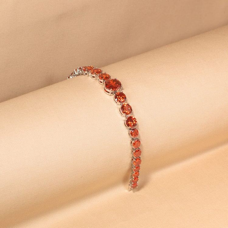 Serena Luxury Bracelet - Red - Glitterati Collection