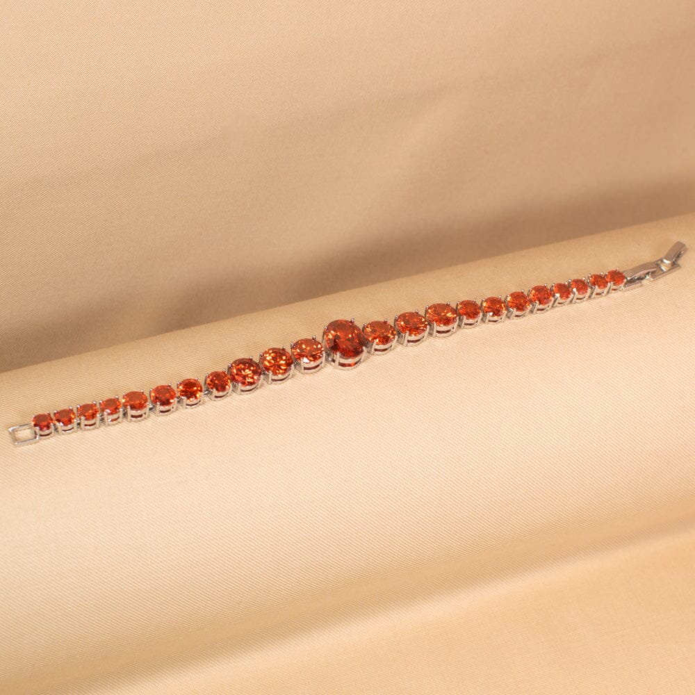 Serena Luxury Bracelet - Red - Glitterati Collection
