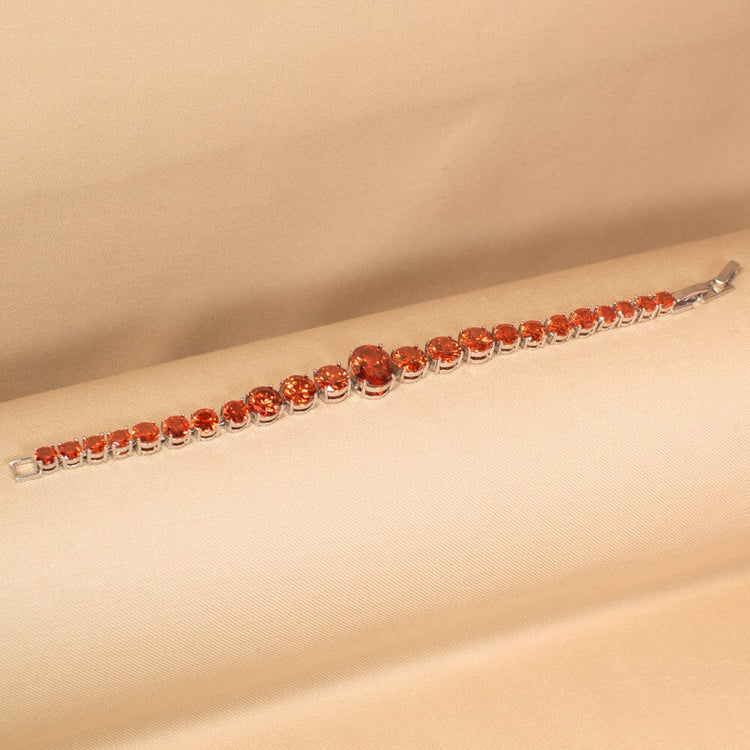 Serena Luxury Bracelet - Red - Glitterati Collection