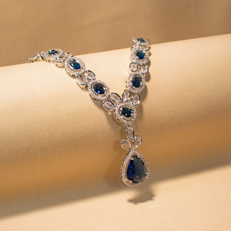 Serene Necklace Set - Midnight Blue