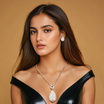 Serenelle Pendant Set - Silver - Edgy Collection