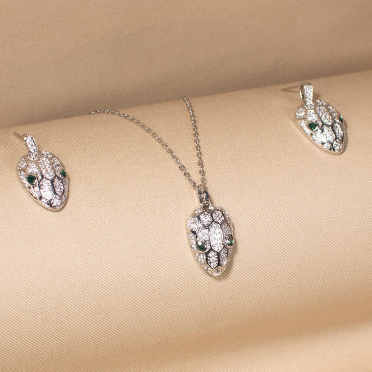 Serpentine Glow Pendant Set