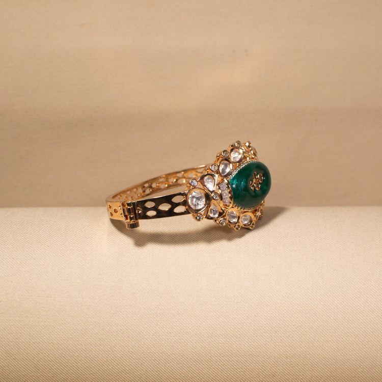 Shahi Meena Bangle - Green