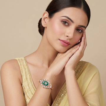 Shahi Meena Bangle - Green