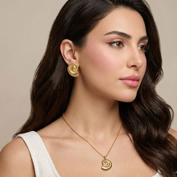 Shellora Pendant Set -Edgy Collection