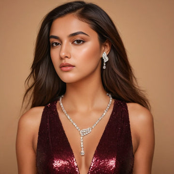 Sienna Luxury Necklace Set -  Glitterati Collection