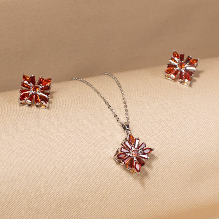 Sienna Starburst Pendant Set-Minima Collection