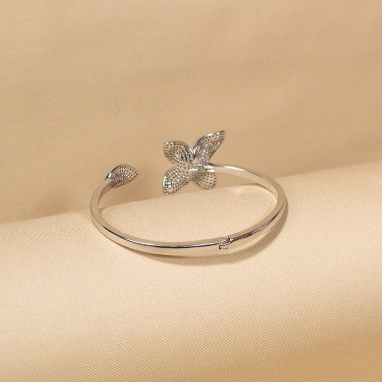 Silver Bloom Bracelet-Edgy Collection
