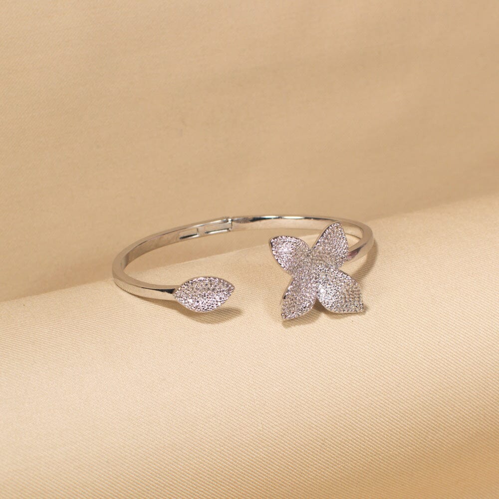 Silver Bloom Bracelet-Edgy Collection