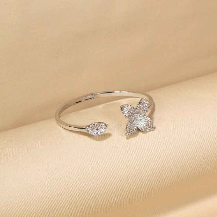 Silver Bloom Bracelet-Edgy Collection