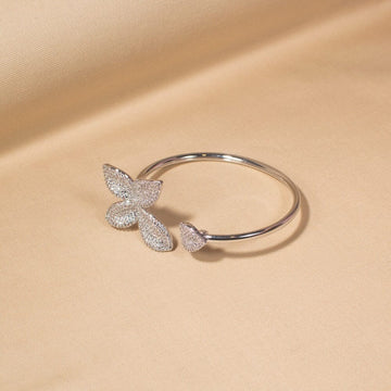 Silver Flora Bracelet-Edgy Collection