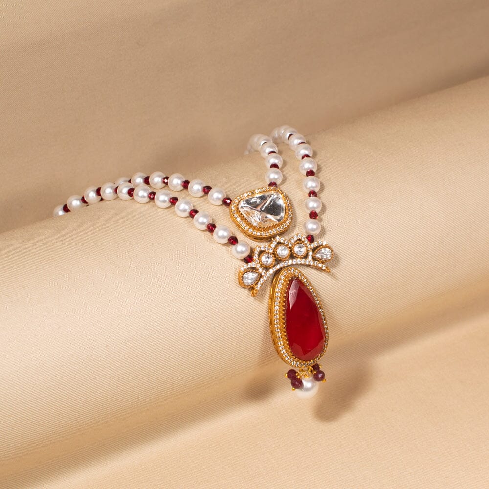 Siya Luxe Necklace Set- Pratha Collection