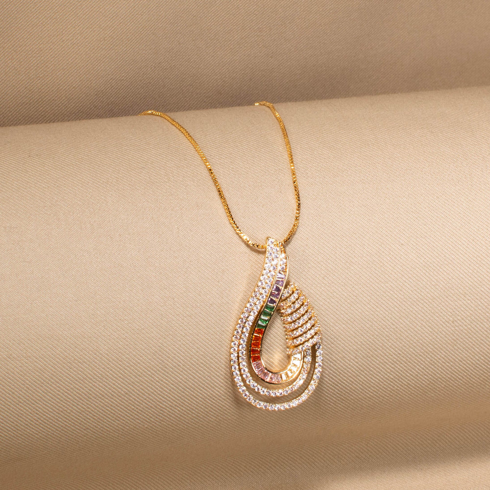Sizzle & Swoop Pendant Set