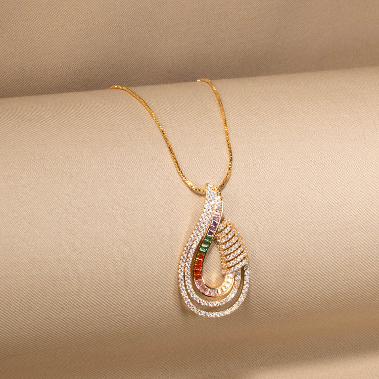 Sizzle & Swoop Pendant Set